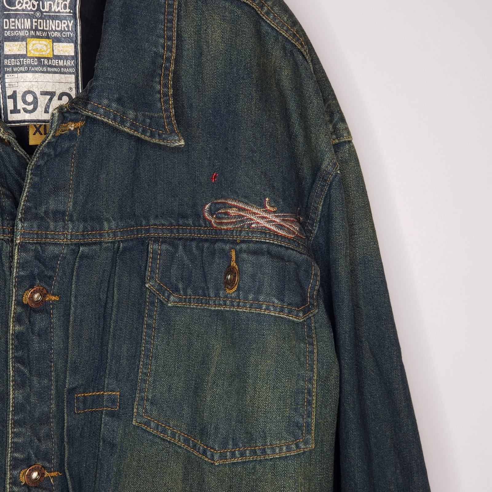 Ecko Unltd. Men's Denim Foundry 1972 Jean Jacket Sz XL eBay