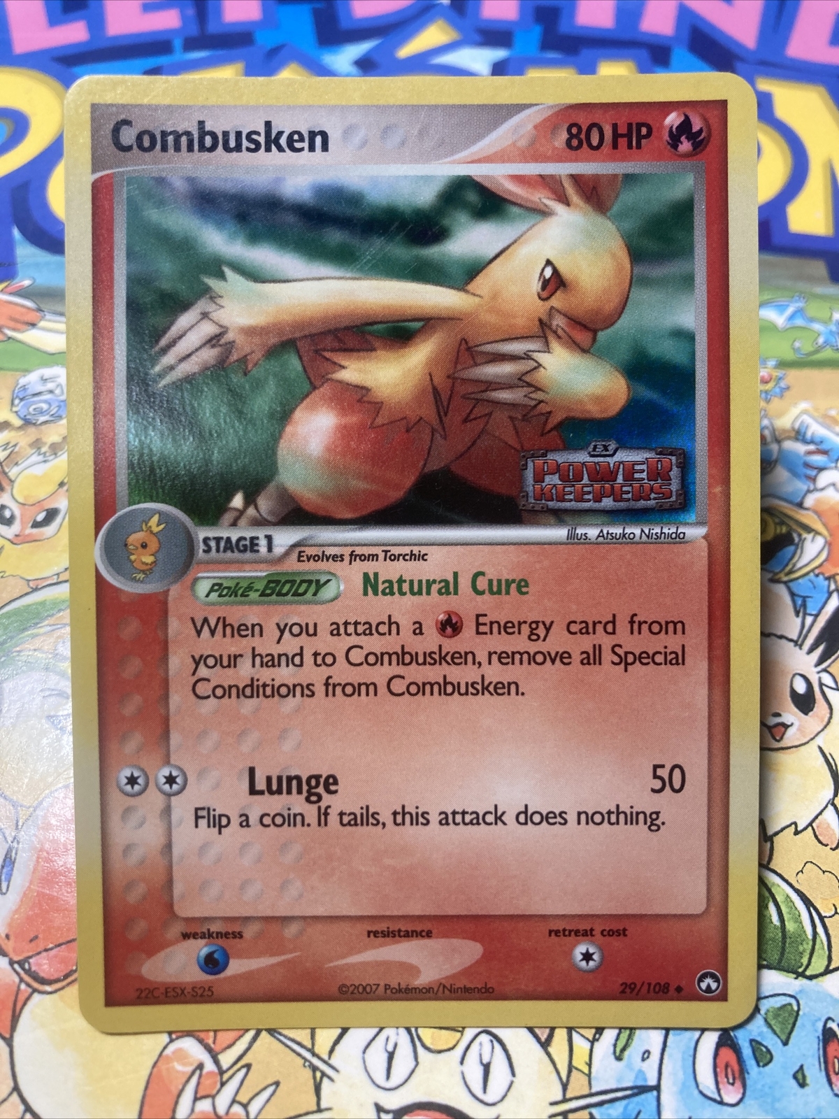 Combusken 29/108 Reverse Holo EX Power Keepers Pokemon Card