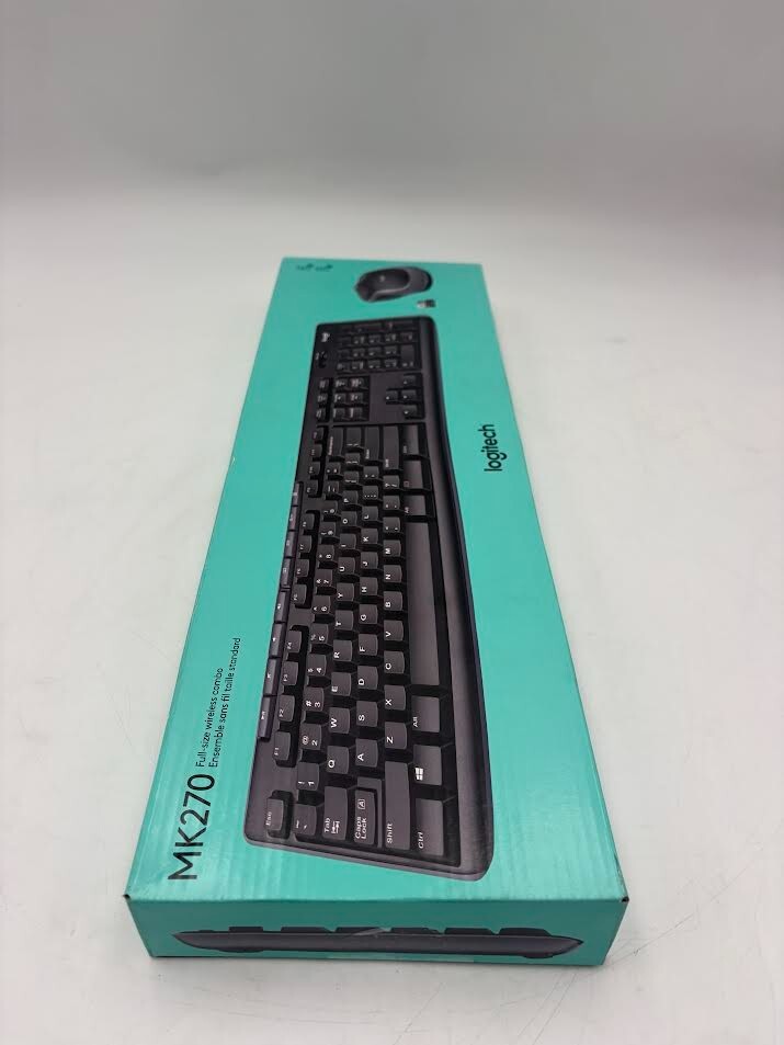 Logitech MK270 Wireless Keyboard and Mouse Combo (920-004536) for