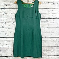 CDC Women's Sleeveless Above Knee Cocktail Green Dress [Size 8] Made in USA