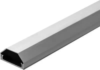 Aluminium Kabelkanal SILBER Kabelabdeckung Abdeckung Alu Kabelschacht Kabelleist - Bild 1 von 4