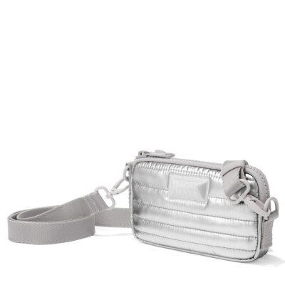 Dagne Dover Silver Puff Mara Sling NWT