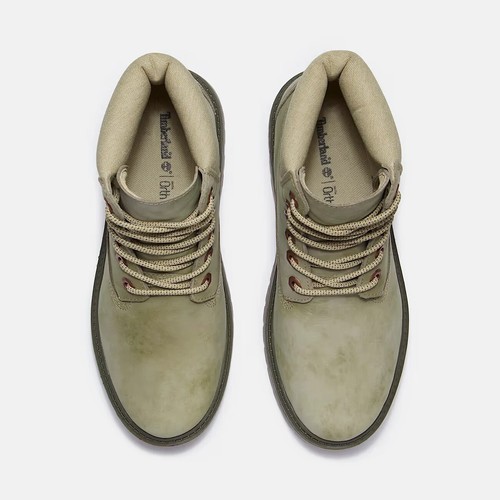 Timberland Mujer Stone Street 6-Inch Impermeable Plataforma Premium Botas Verde - Imagen 3 de 10