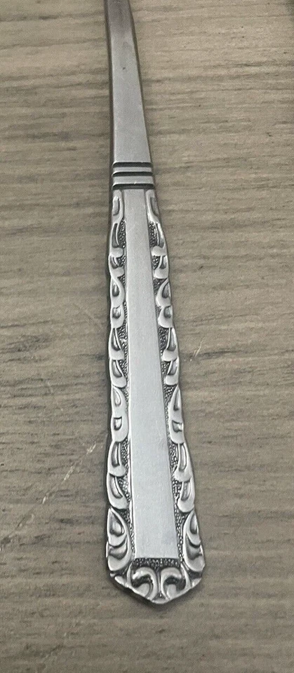 Juego de 4 cucharas de té helado Northland Stainless Korea Surf Club borde desplazamiento Foto 4 de 4