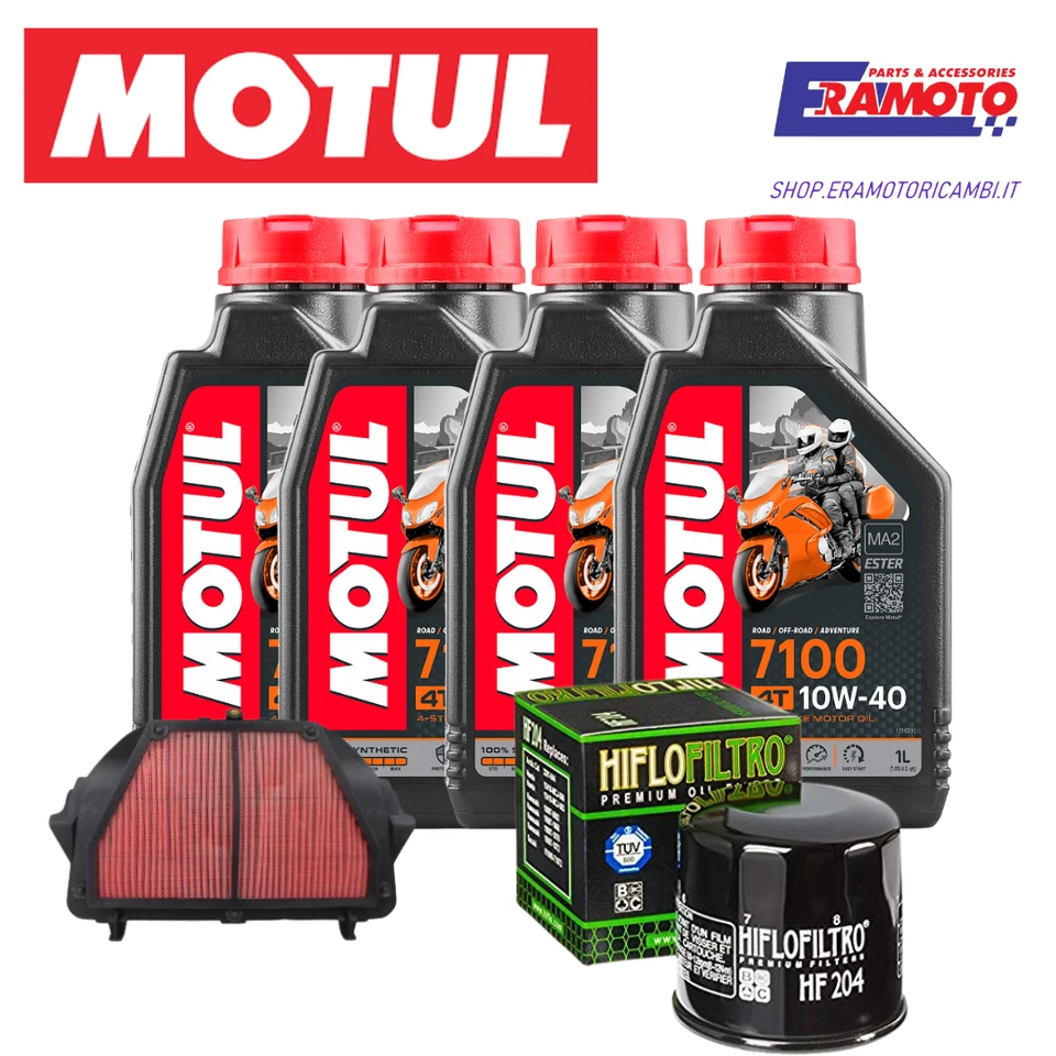 Kit Mantenimiento MOTUL + Filtros Aceite y Aire para YAMAHA YZF-R6 2010-2018 Foto 4 de 4
