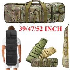 Tactical Rifle Carbine Gun Case Molle Bag Storage Backpack Hunting Range Carry