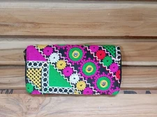 Handmade banjara wallet ethnic mirror work handcrafted boho style vintage wallet