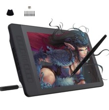 GAOMON PD1560 15.6 inch 1080p Graphic Tablet with Pen and Arm Stand - Black