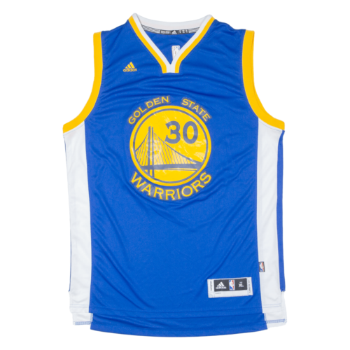 ADIDAS NBA Golden State Warriors Curry 30 Mens Jersey Blue Sleeveless ...