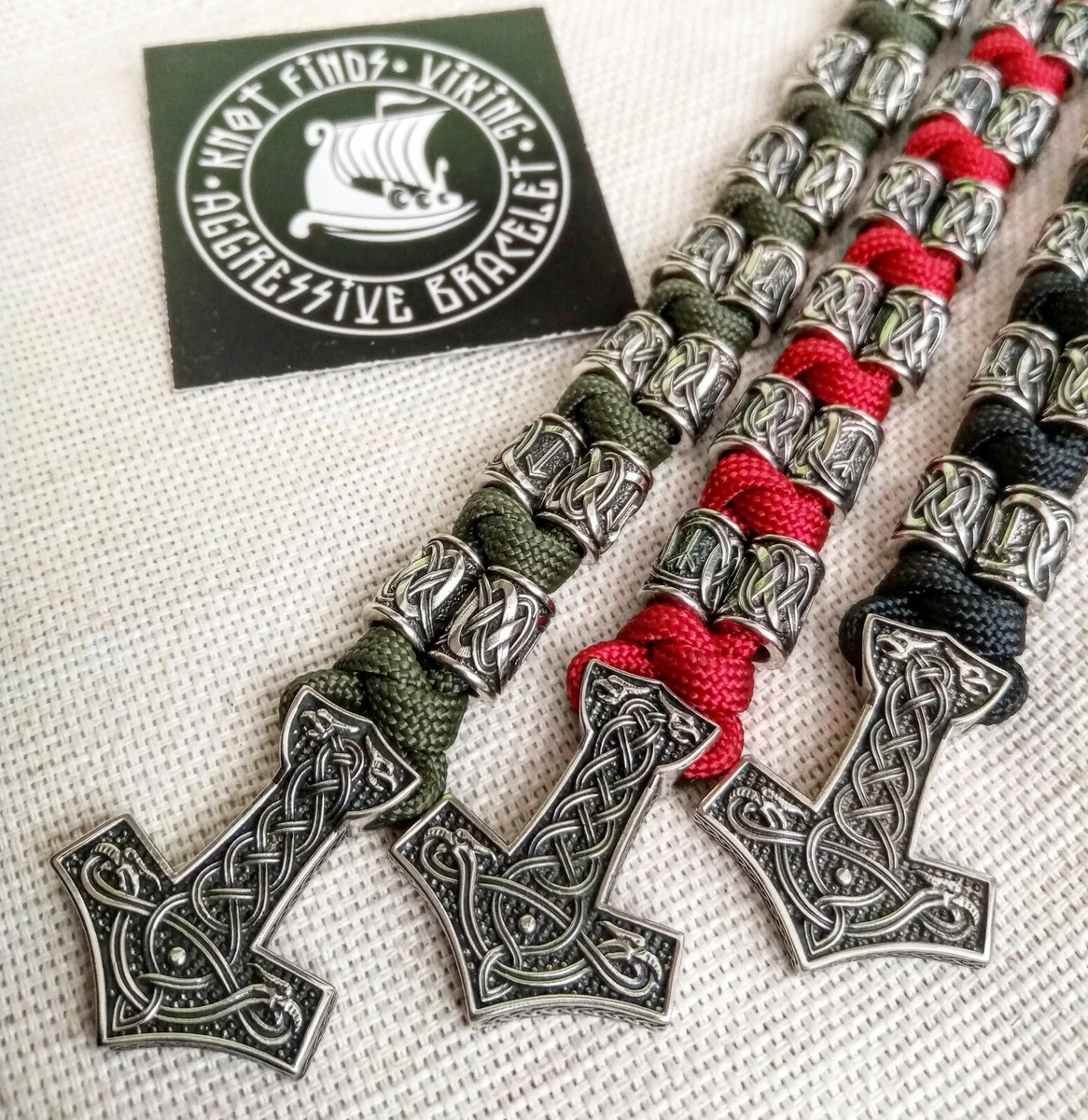 Thor's hammer paracord bracelet sale