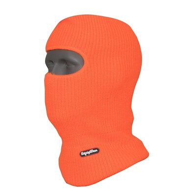 RefrigiWear Double Layer Acrylic Knit Open Hole Balaclava Face Mask  OS