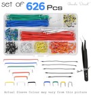 Set of 626 pcs Breadboard Tinned Copper Jumper Set, U Shape Jumper Wires Kit New