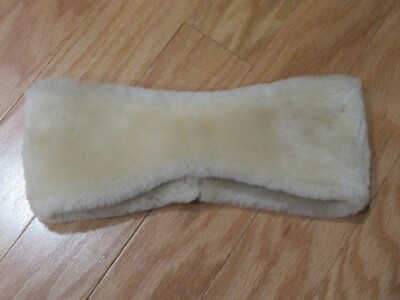 UGG Womens Suede Leather Sheepskin Reversible Headband  display picture 1