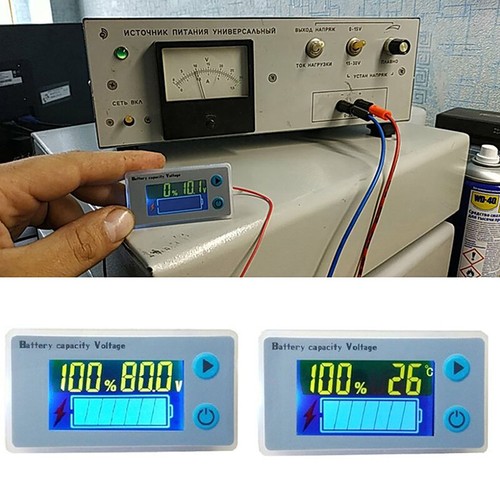 JS-C33 Universal 10-100V Digital Voltmeter Voltage Tester Monitor LCD Indicator - Picture 3 of 7