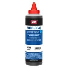 SEM Sure-Coat - 2.8 VOC Compliant Waterborne Coating, Black, 1 Pint