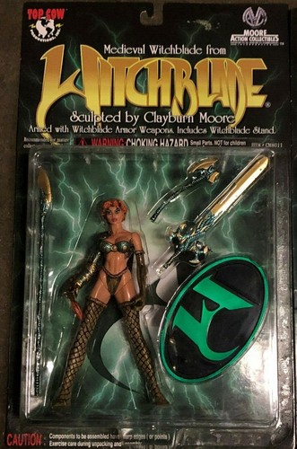 Witchblade Lot ( 4 Figures) W/Medieval Witchblade- Clayburn Moore Sara Pezzini - Picture 4 of 6