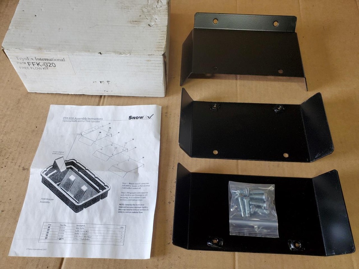 Genuine OEM SnowEx SP-7500 Free Flow Kit FFK-020 Salt Spreader