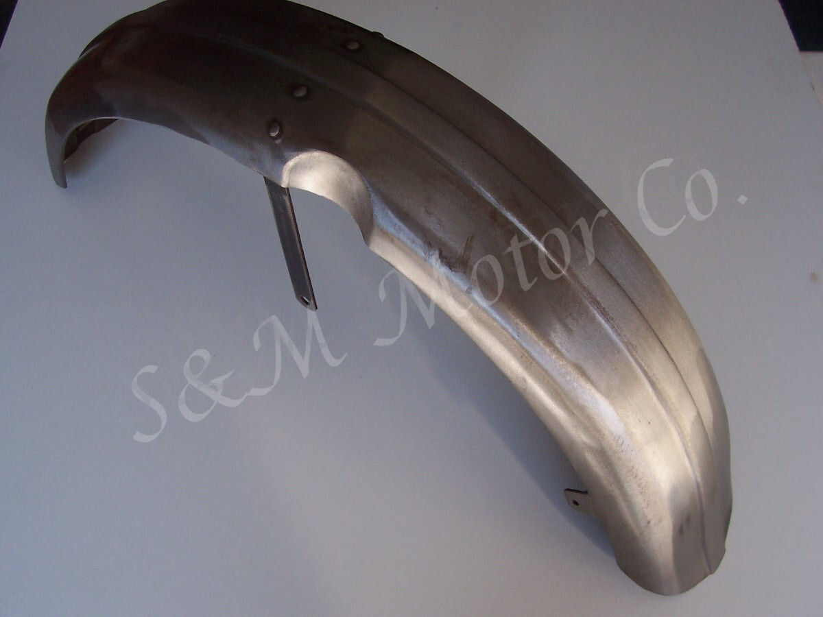 1954トライアンフ純正rigidについていたリプフェンダー TRIUMPH PRE UNIT RIGID SPRING HUB FRONT FENDER 6T T100 T110 TRW 3T