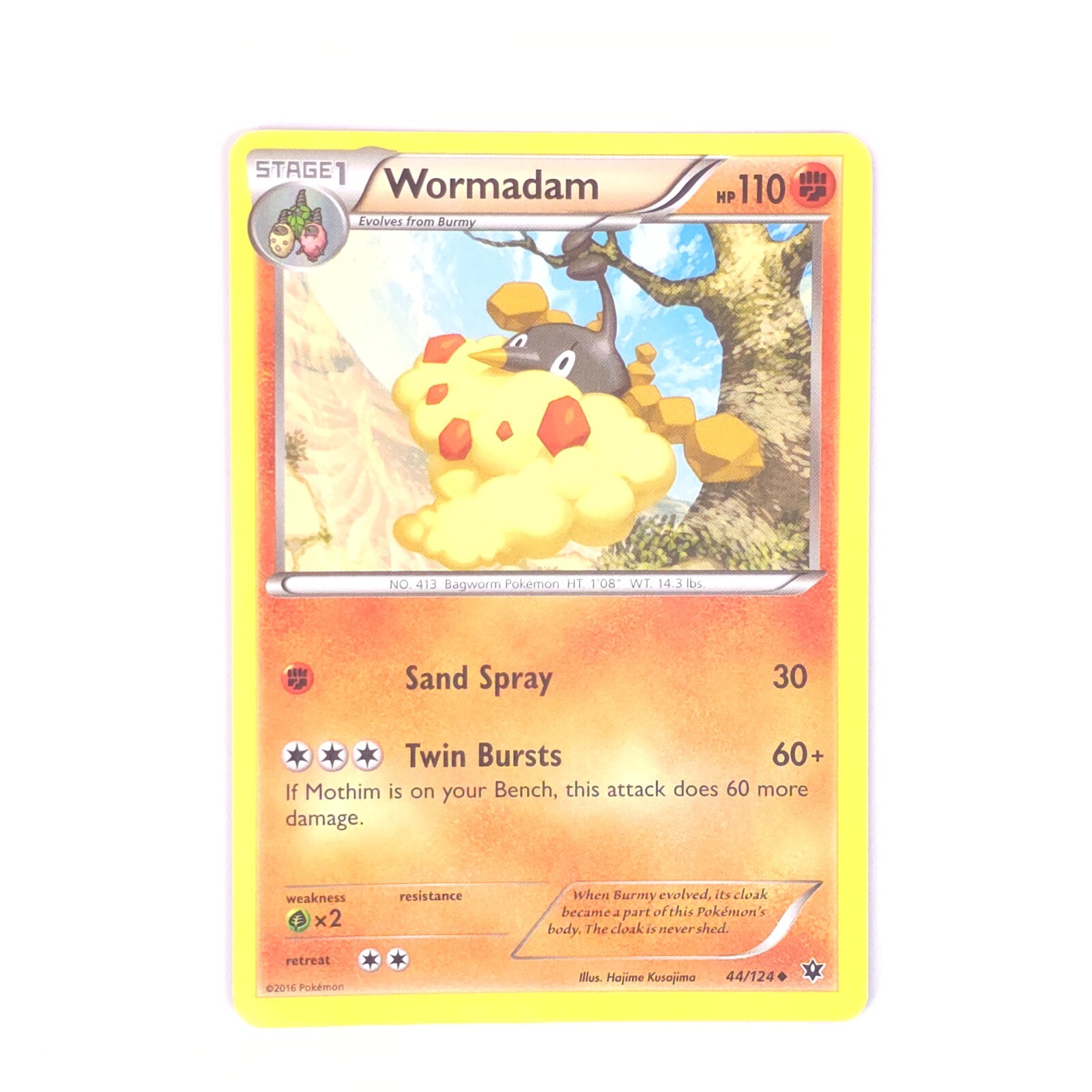 Wormadam 44/124 Pokemon XY - Fates Collide Uncommon NM
