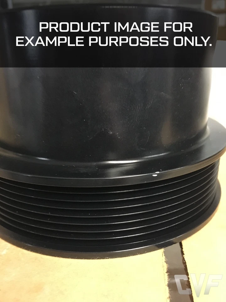 Kit de polea serpentina negra Ford 5,0 L dirección asistida SBF bloque pequeño 302 SBF Foto 4 de 4