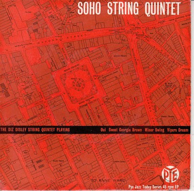 Diz Disley And His Quintet* - Soho String Quintet 7'' EP Vinyl Sch