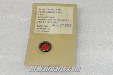 Korean War Era U.S.A.F. Warbird Aircraft Indicator Light Lens, 822853, E6710-575