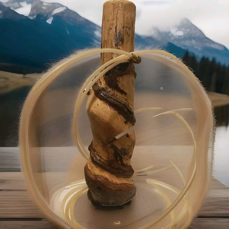 FH Hokka Hand carved 4 Hose Smoking Pipe