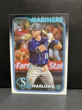CADE MARLOWE_2024 TOPPS SERIES 1 ROOKIE BASEBALL CARD_SEATTLE MARINERS_#286