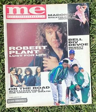 Music Express Magazine 1990 MADONNA BREATHLESS /ROBERT PLANT/BELL BIV DEVOE