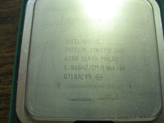 Intel Core 2 Duo E6300 1 86ghz Dual Core Bxe6300t2 Processor For Sale Online Ebay