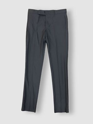 Giorgio Armani Men's Black Wool Tuxedo Suit Dress Pants Size 56L