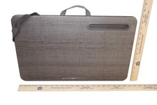 Lapgear Elevation Gray Lap Desk - Phone Holder - Cushion Fits up to 17"