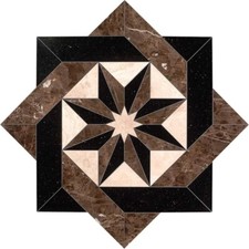 Floor Medallion Marble Mosaic 42  x42  