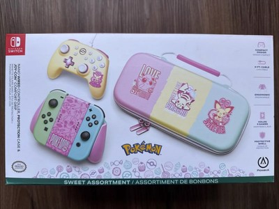 PowerA Nano Wired Controller w/ Case and Comfort Grips-Pokemon:Sweet Friends New