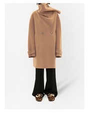 New Jw Anderson Oversized Scarf Coat, Wool, Camel - Size S