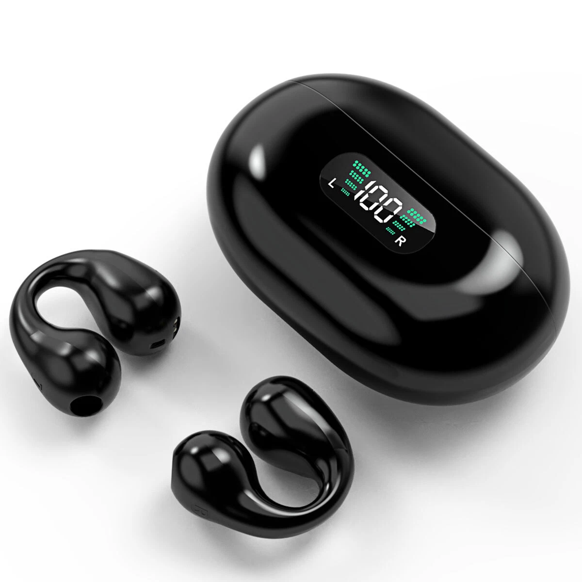 Open Ear Headphones Bluetooth 5.3 Wireless Earphones True Open Ear