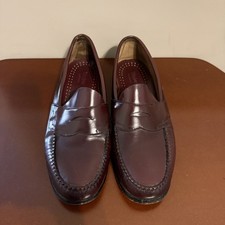 G.H. Bass Weejuns Larson Penny Loafers Men's 9D Burgundy Wine Leather