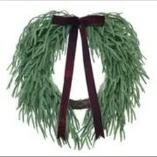 My Texas House 22" Evergreen Natural Feel Norfolk Christmas Wreath, Walmart 2025