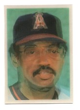 1986 Sportflics #61 Reggie Jackson / Tony Armas / Jim Rice Angels Red Sox