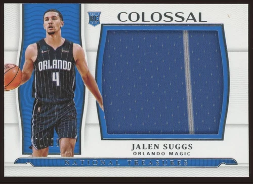 Jalen Suggs #CR-JSG 2021-22 National Treasures Colossal Relic Rookie Patch /99