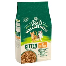 James Wellbeloved Kitten Turkey Cat Dry Food 1.5kg 18.15 per kilo