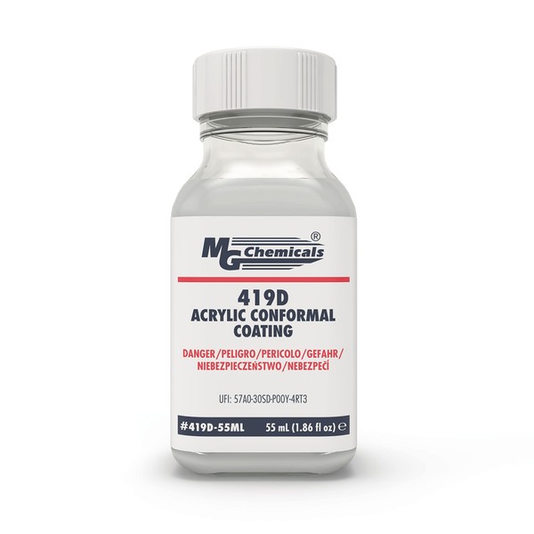 Mg Chemicals 419D Schnelltrocknender Acryl-Schutzlack, Leiterplatte,Acryl 55 Ml-image