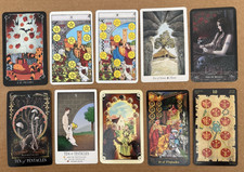 10 Of Pentacles Tarot Cards From Various Decks Lot Of 10