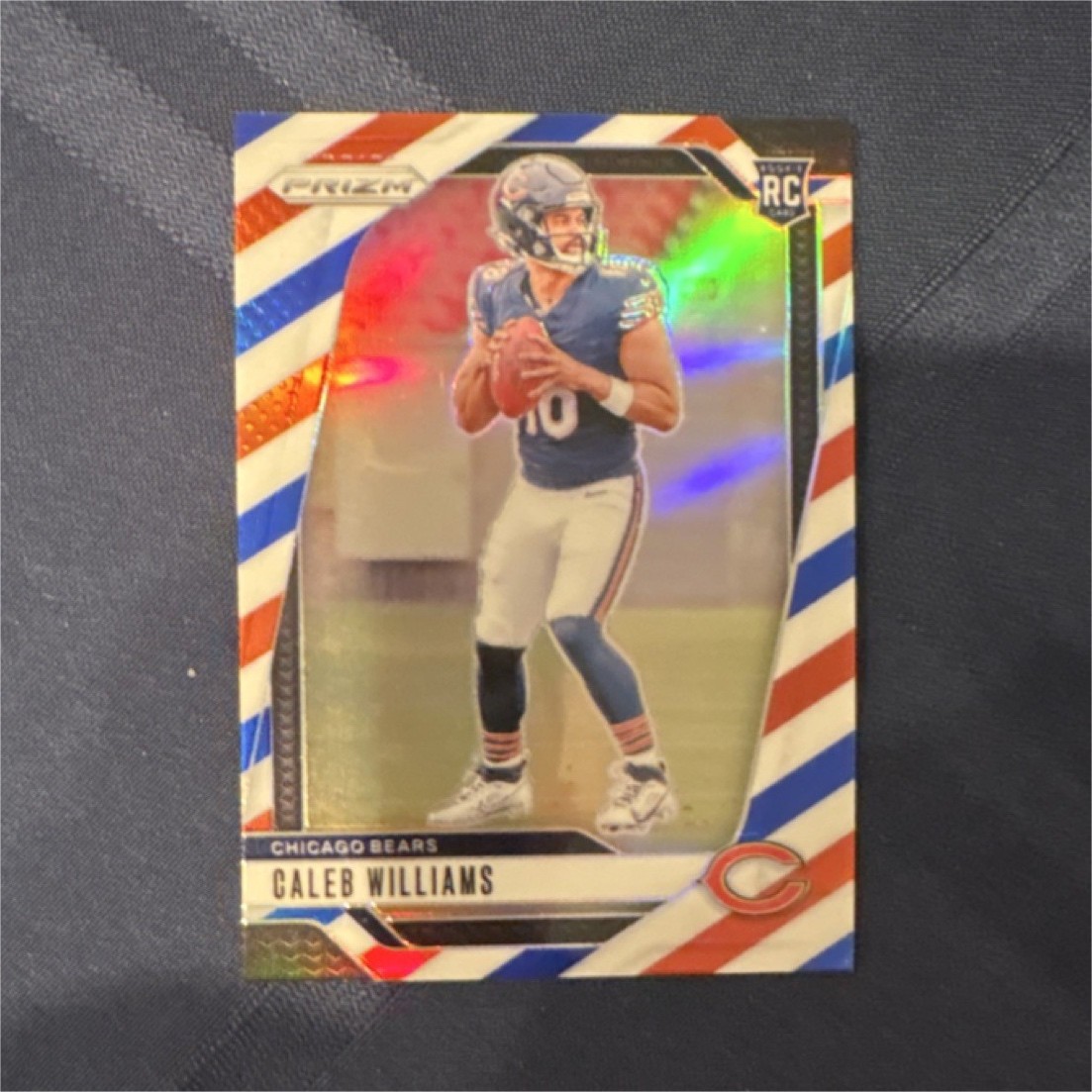 2024 Panini Prizm Caleb Williams Chicago Bears #301 Red White Blue Prizm Rookie