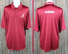 Alabama Crimson Tide Nike Dri-Fit Polo Performance Maroon Men 2XL/3XL?  Fits Big