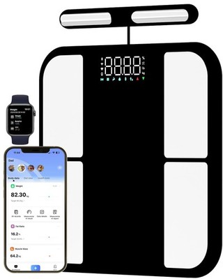 Scale for Body Weight - 8 Electrodes High Precision Digital Scale for BMI - 5...