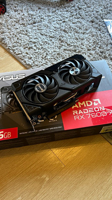 ASUS Dual AMD Radeon RX 7600 XT OC Edition 16GB DisplayPort HDMI Grafikkarte