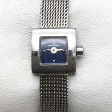 Skagen Denmark Watch Womens 12mm Stainless Steel Blue Dial Mesh Band New Battery
