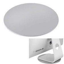 360 Rotation Monitor Swivel Base, Silver Aluminum Alloy Computer Screen Mo