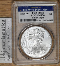 2012 $1 Silver Eagle First Strike (Regular Strike) Silver Eagles